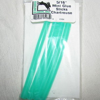 ������� ������� (4��. 100 ��.)  5/16 Mini Glue Sticks chartreuse Hareline